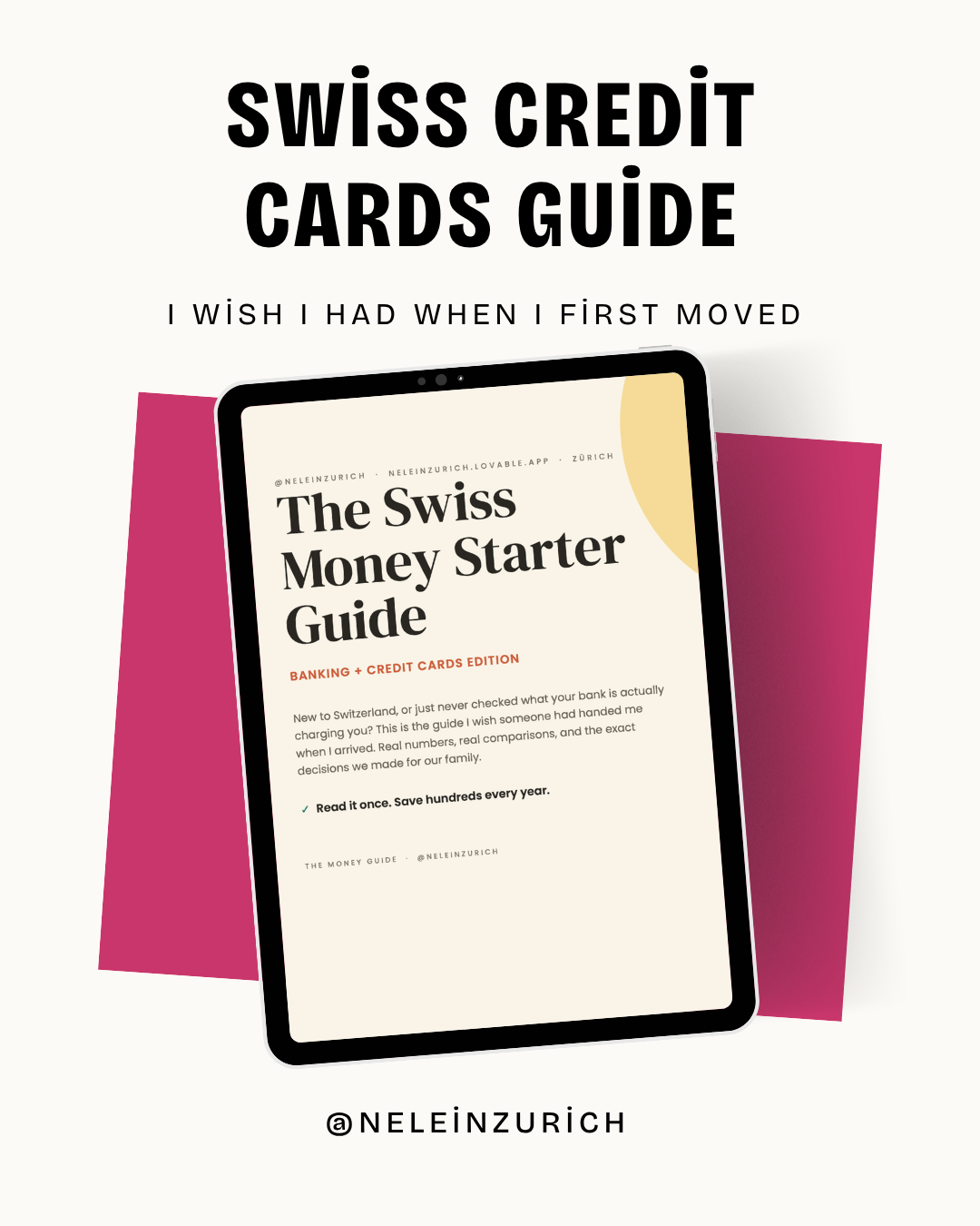 Cover of the Swiss Money Starter Guide